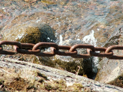 water will eventually beat any chain