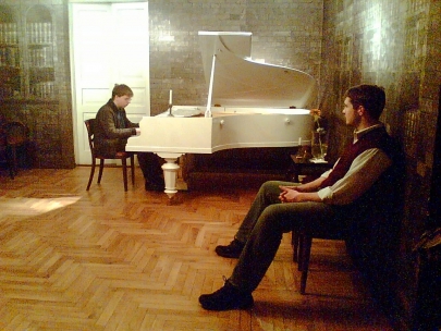 young ukrainian composer in bulkakov's house 