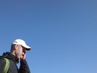 tor and a blue blue sky