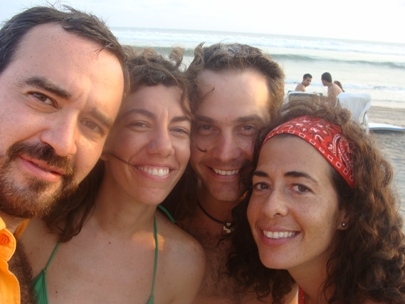 The four of us at Punta Diamante 