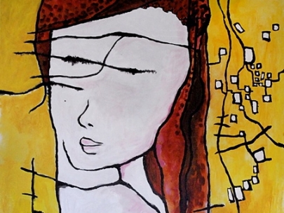 sold my first painting: amma no.1