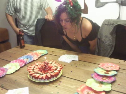 My best friend Carol on her 31th B-day. Happy happy!!