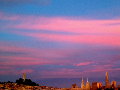 Amazing SF sunset