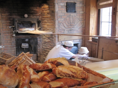 le boulanger en travail
