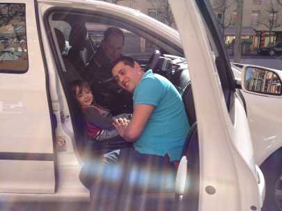 le gust� el taxi... (felicidades miguel!)