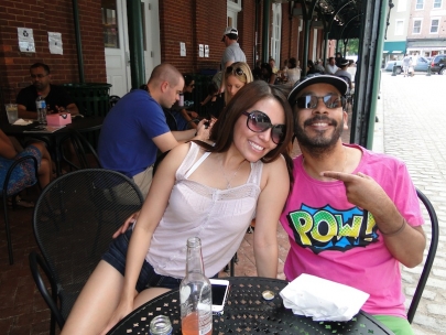 Lunch at Dean & Deluca with my fantastic hosts